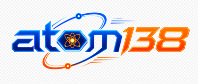 Logo atom138 berwarna cerah